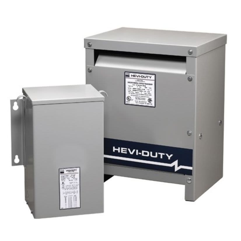 SolaHD DT661H63S Dry Distribution Ventilated Drive Isolation Transformer, 460 Delta V Primary, 230Y/133 V Secondary, 63 kVA Power Rating, 60 Hz, 3 Phase